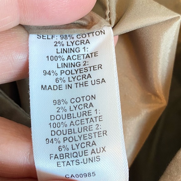 Nanette Leepore Tan Ruched Pencil Skirt Back slit Women’s Size - Picture 16 of 16